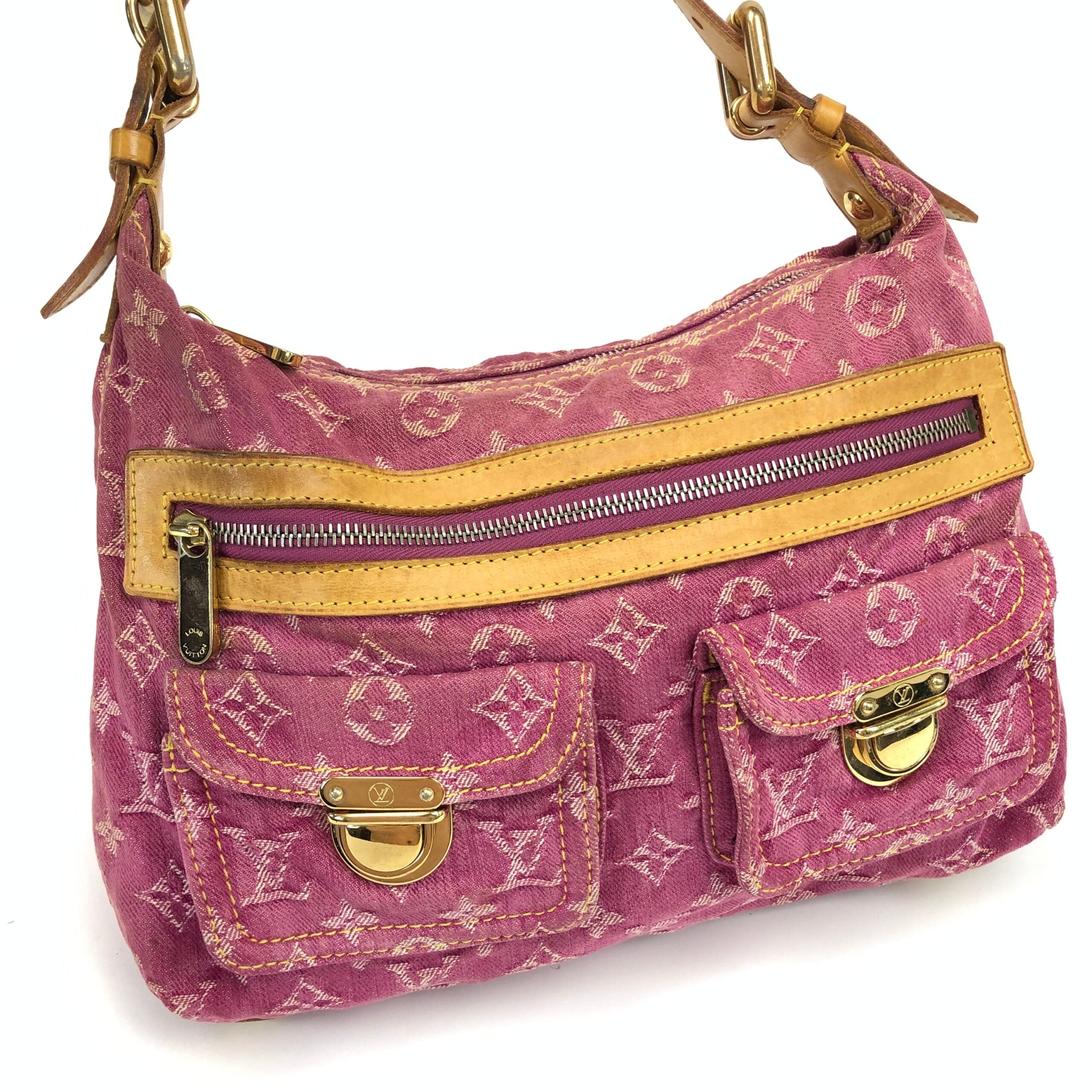 LOUIS VUITTON BAGGY PM DENIM SHOULDER BAG