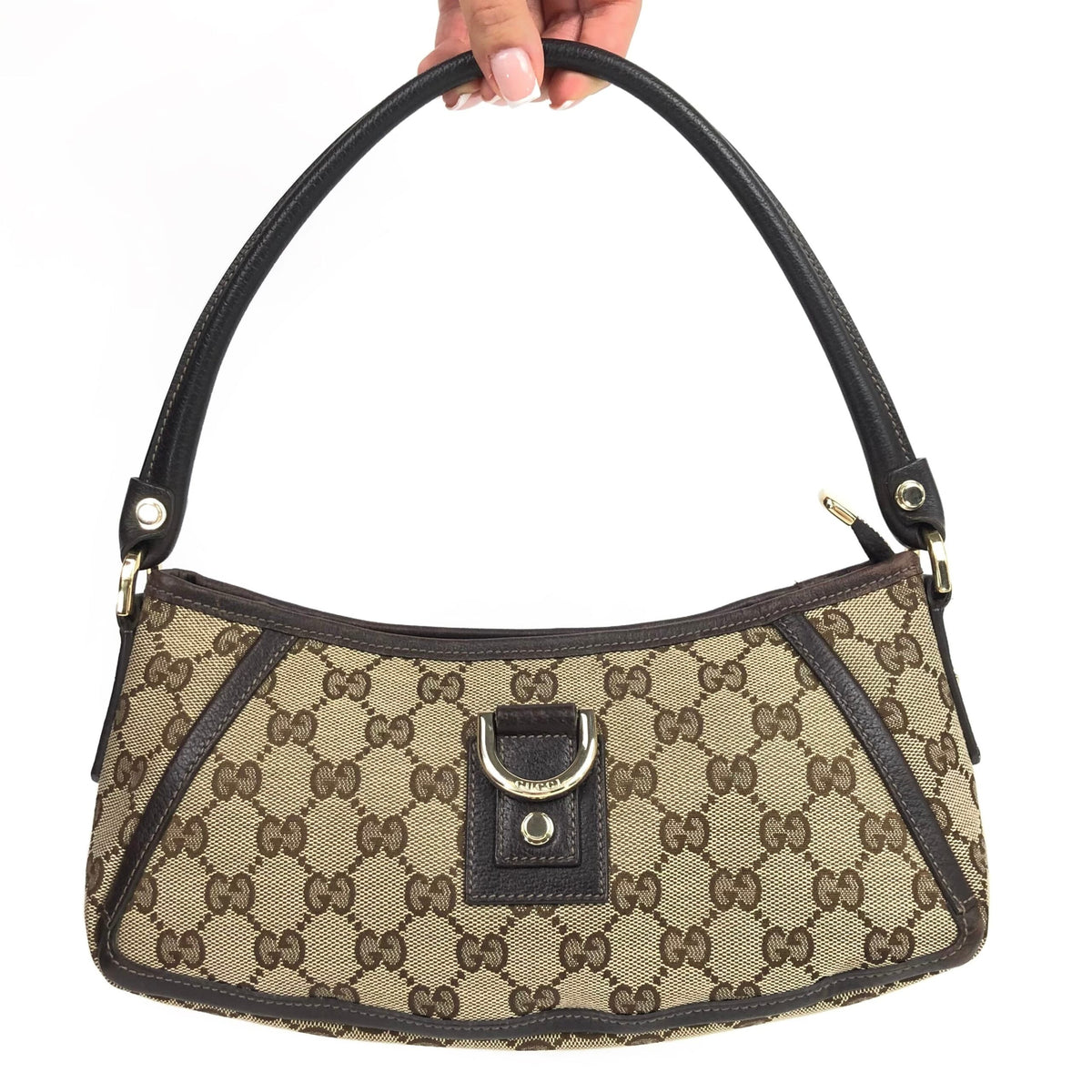 GUCCI MONOGRAM SHOULDER BAG