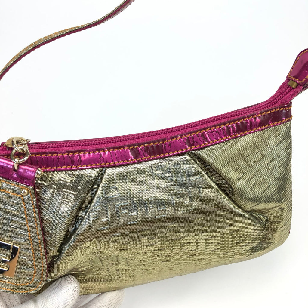 FENDI ZUCCA SHOULDER BAG