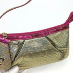 FENDI ZUCCA SHOULDER BAG