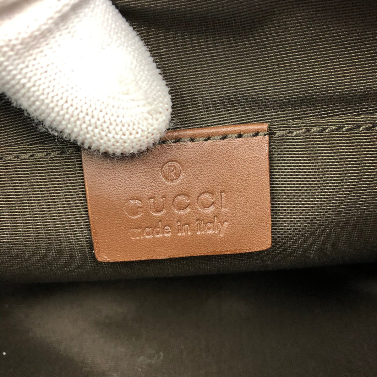 GUCCI MONOGRAM SHOULDER BAG