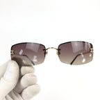 CHANEL RIMLESS SUNGLASSES
