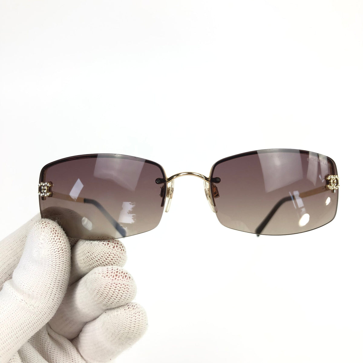 CHANEL RIMLESS SUNGLASSES