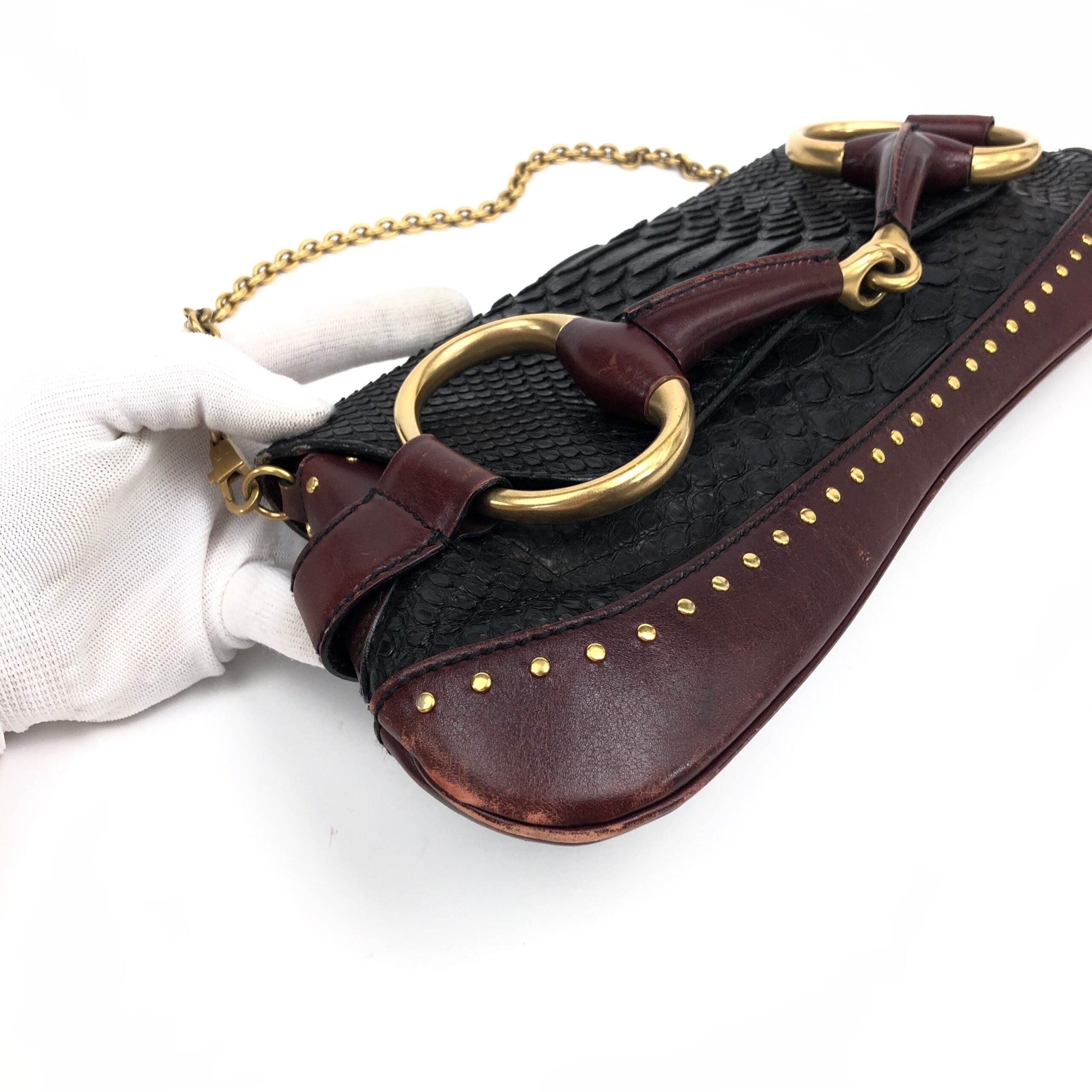 GUCCI HORSEBIT TOM FORD PYTHON CHAIN SHOULDER BAG