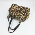 PRADA CALF HAIR LEOPARD SHOULDER BAG