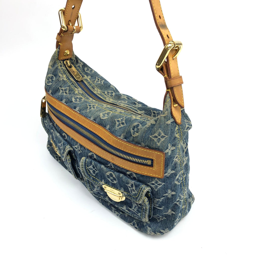 LOUIS VUITTON BAGGY PM DENIM SHOULDER BAG