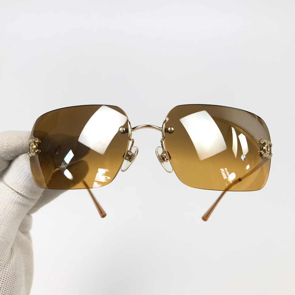 CHANEL RIMLESS SUNGLASSES