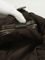 GUCCI MONOGRAM STUDDED PELHAM BAG