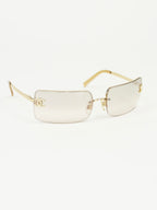 CHANEL RHINESTONE SUNGLASSES