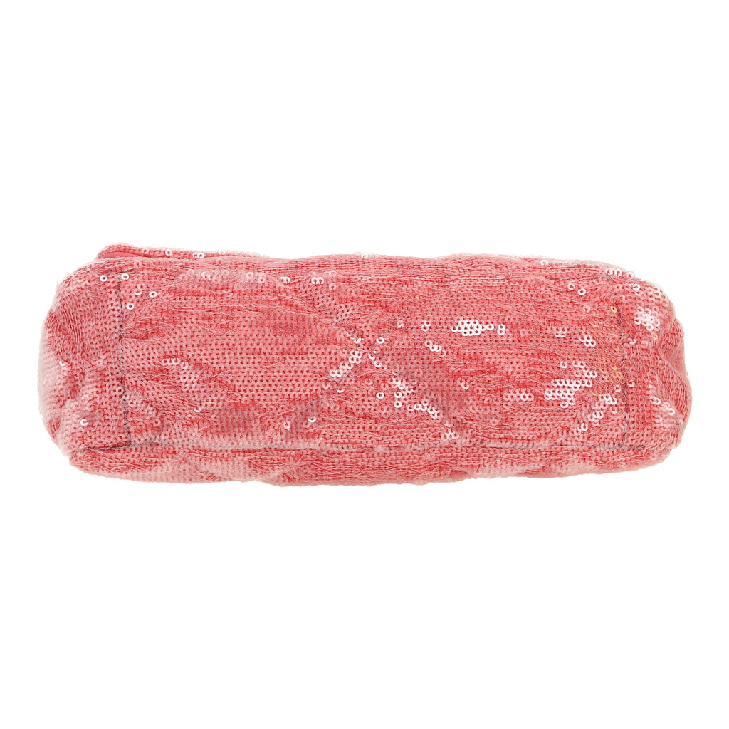 Chanel 19 shoulder bag paillette and pink leather - DETAIL 1