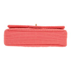 Chanel 2.55 handbag in pink jersey - DETAIL 1