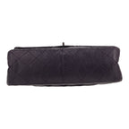 Chanel 2.55 shoulder bag in purple quilted leather - DETAIL 1