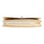Chanel 2.55 Wallet on Chain shoulder bag in gold quilted leather - DETAIL 1