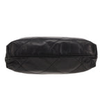 Chanel 22 small model handbag in black leather - DETAIL 1