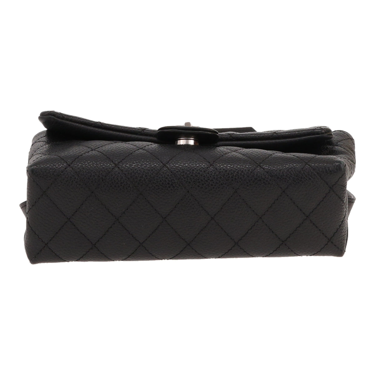 Chanel belt bag Noir quilted grained leather belt bag - DETAIL 1