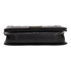 Chanel Boy large model shoulder bag in black quilted leather - DETAIL 1