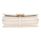 Chanel Boy shoulder bag in white leather cannage - DETAIL 1