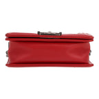 Chanel Boy small model shoulder bag in red leather - DETAIL 1