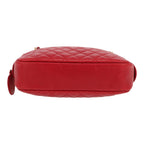 Chanel Camera handbag in red quilted leather - DETAIL 1