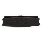 Chanel 2.55 Baguette small model handbag in grey jersey - DETAIL 1