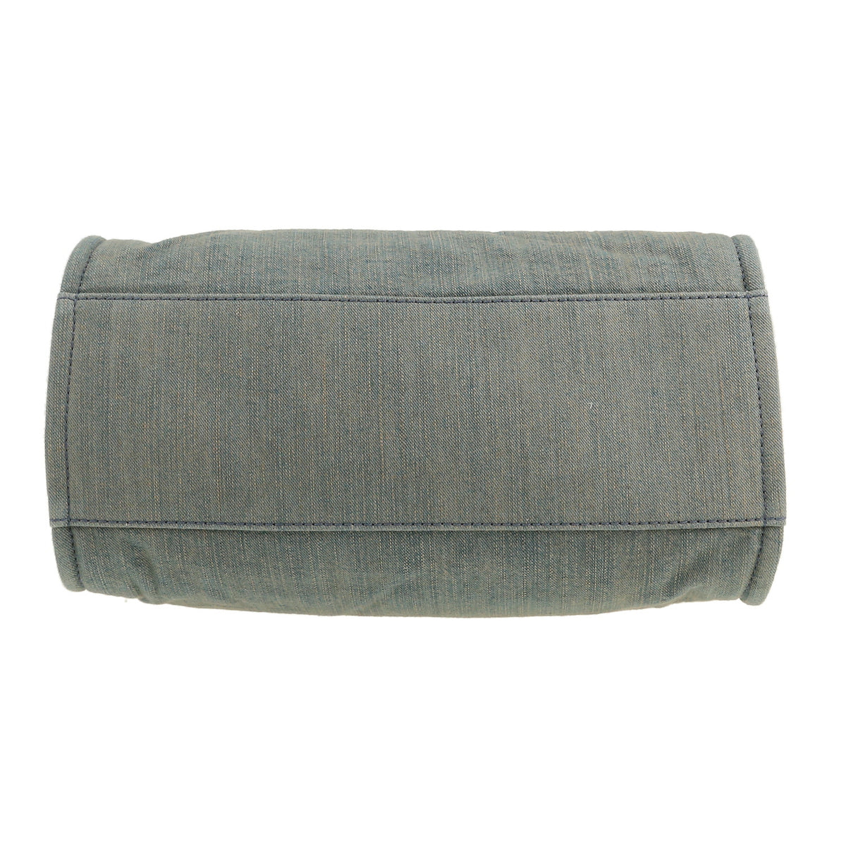 Chanel Deauville shopping bag in blue denim canvas - DETAIL 1