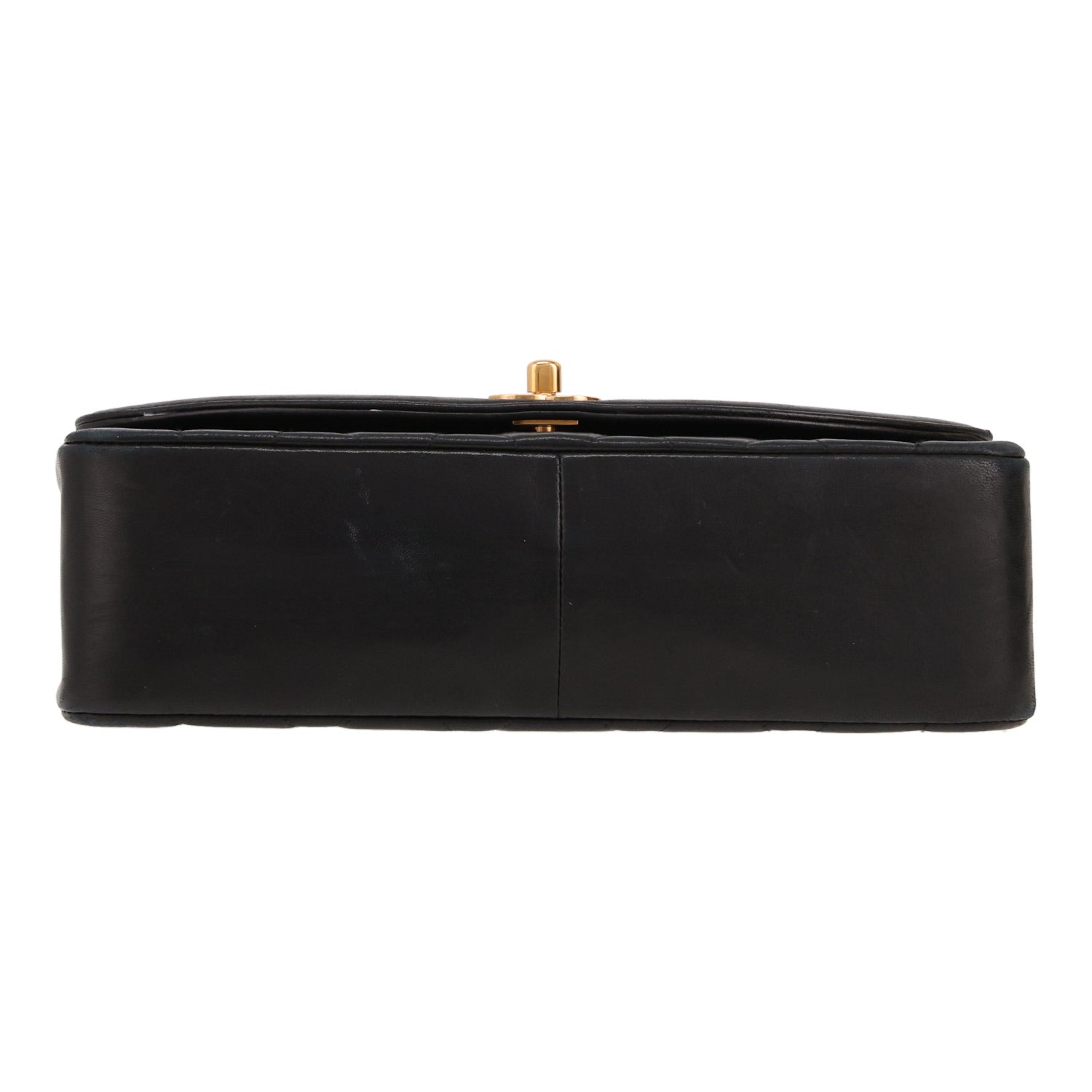 Chanel Diana shoulder bag in black quilted leather - DETAIL 1