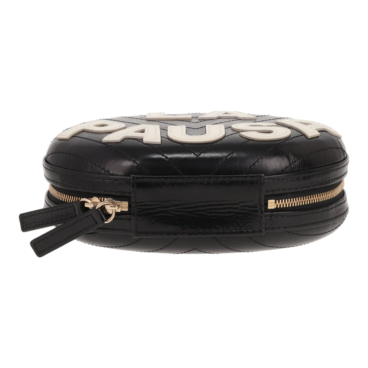 Chanel Editions Limitées clutch in black and white leather - DETAIL 1