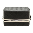 Chanel Editions Limitées clutch in black quilted leather - DETAIL 1