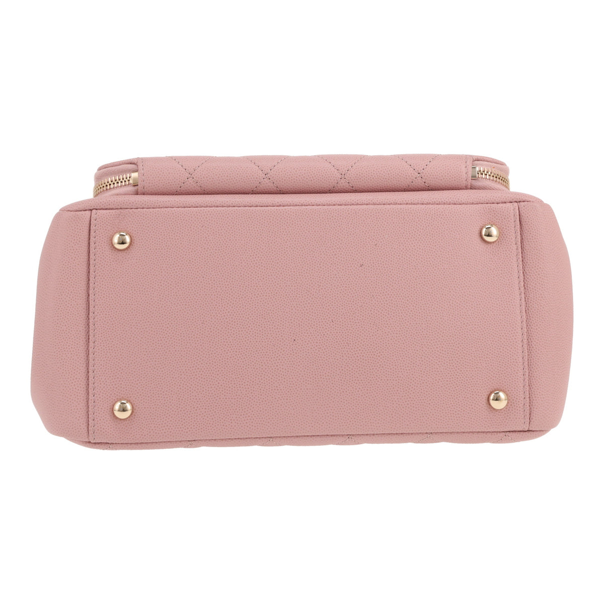 Chanel Executive handbag in pink grained leather - DETAIL 1