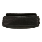 Chanel handbag in black quilted grained leather - DETAIL 1