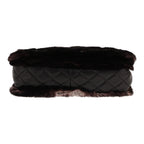 Chanel handbag in brown fur - DETAIL 1