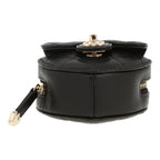 Chanel Heart bag mini shoulder bag in black quilted leather - DETAIL 1