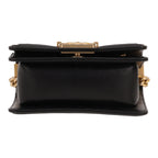 Chanel Mini Boy shoulder bag in black quilted leather - DETAIL 1