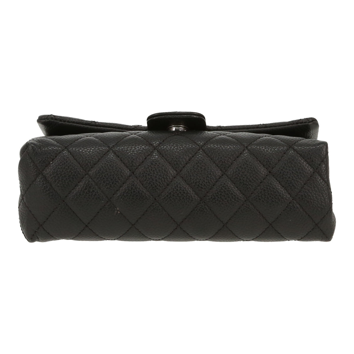 Chanel Pochette ceinture clutch-belt in black grained leather - DETAIL 1
