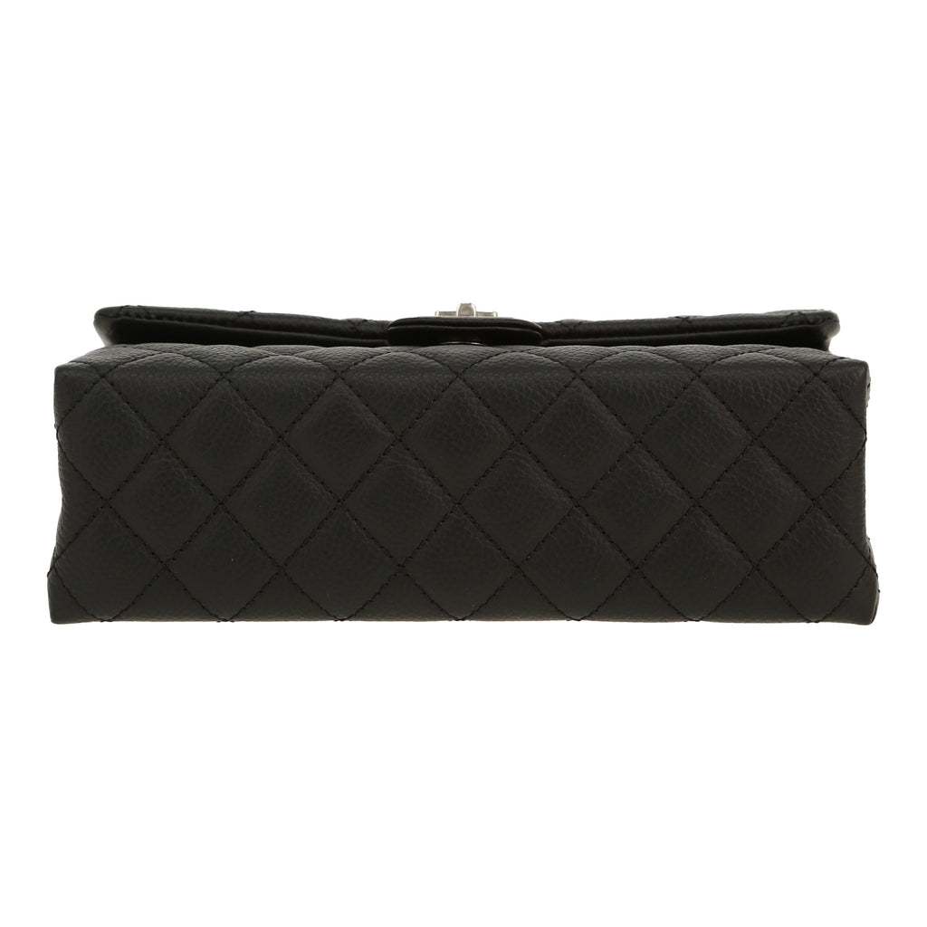 Chanel Pochette ceinture clutch-belt in black grained leather - DETAIL 1