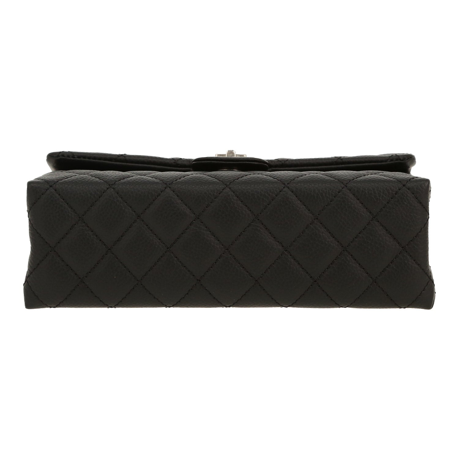 Chanel Pochette ceinture clutch-belt in black grained leather - DETAIL 1