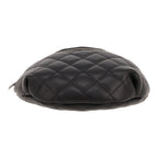 Chanel Pochette ceinture clutch-belt in black quilted leather - DETAIL 1