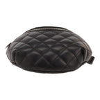 Chanel Pochette ceinture clutch-belt in black quilted leather - DETAIL 1