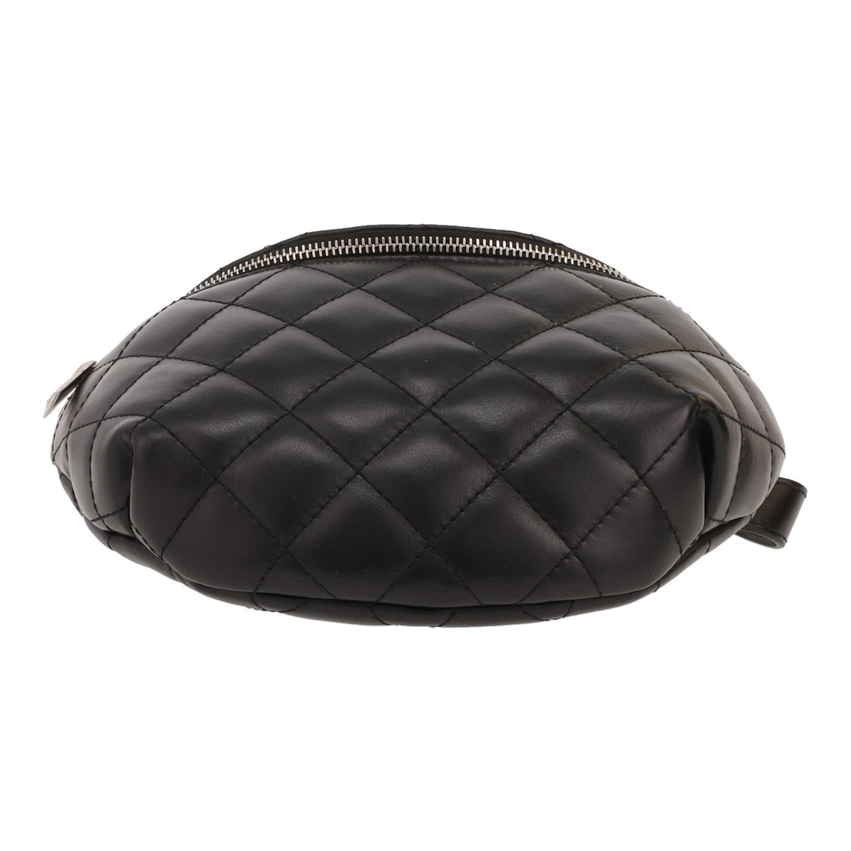 Chanel Pochette ceinture clutch-belt in black quilted leather - DETAIL 1