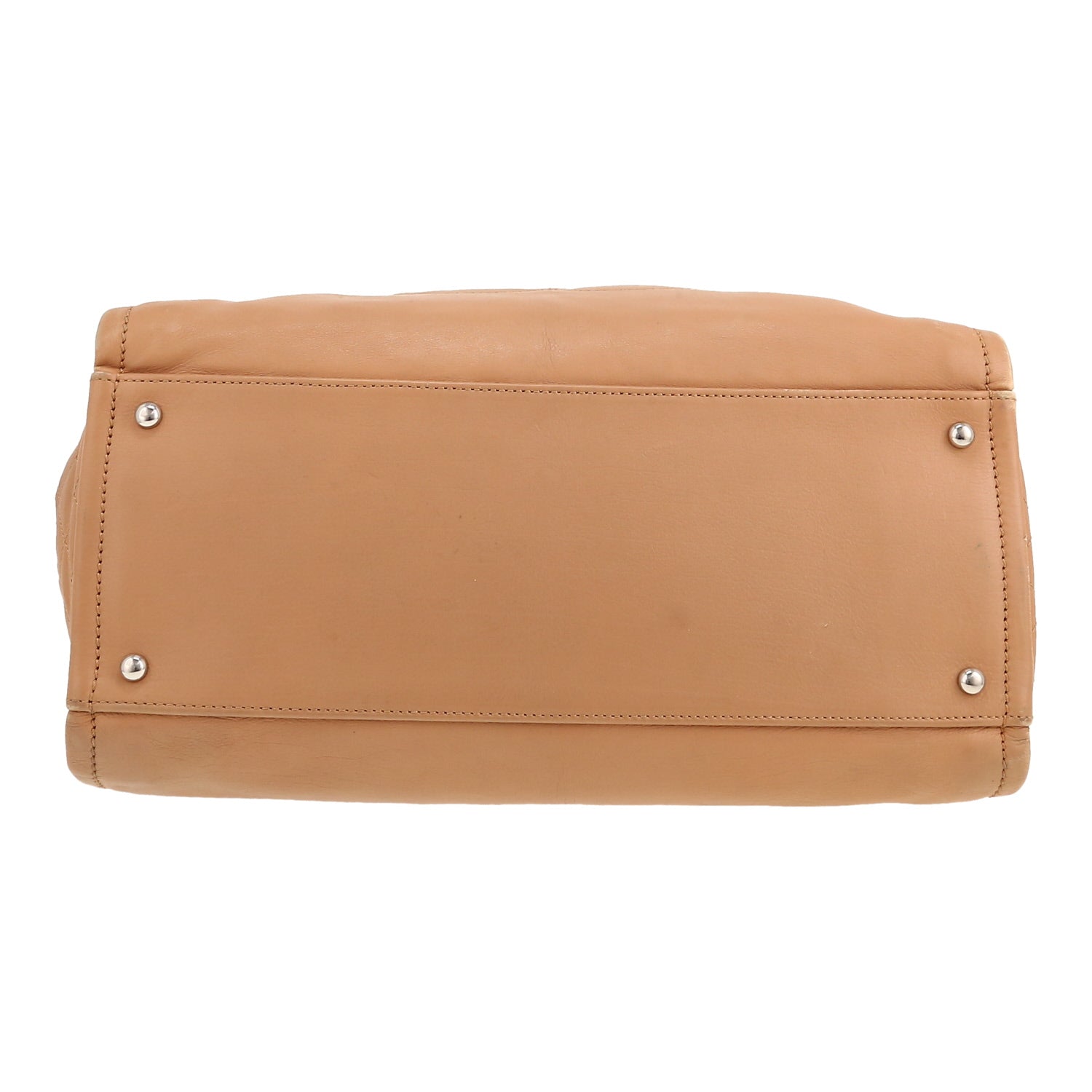 Chanel Grand Shopping large model shopping bag in beige quilted leather - DETAIL 1