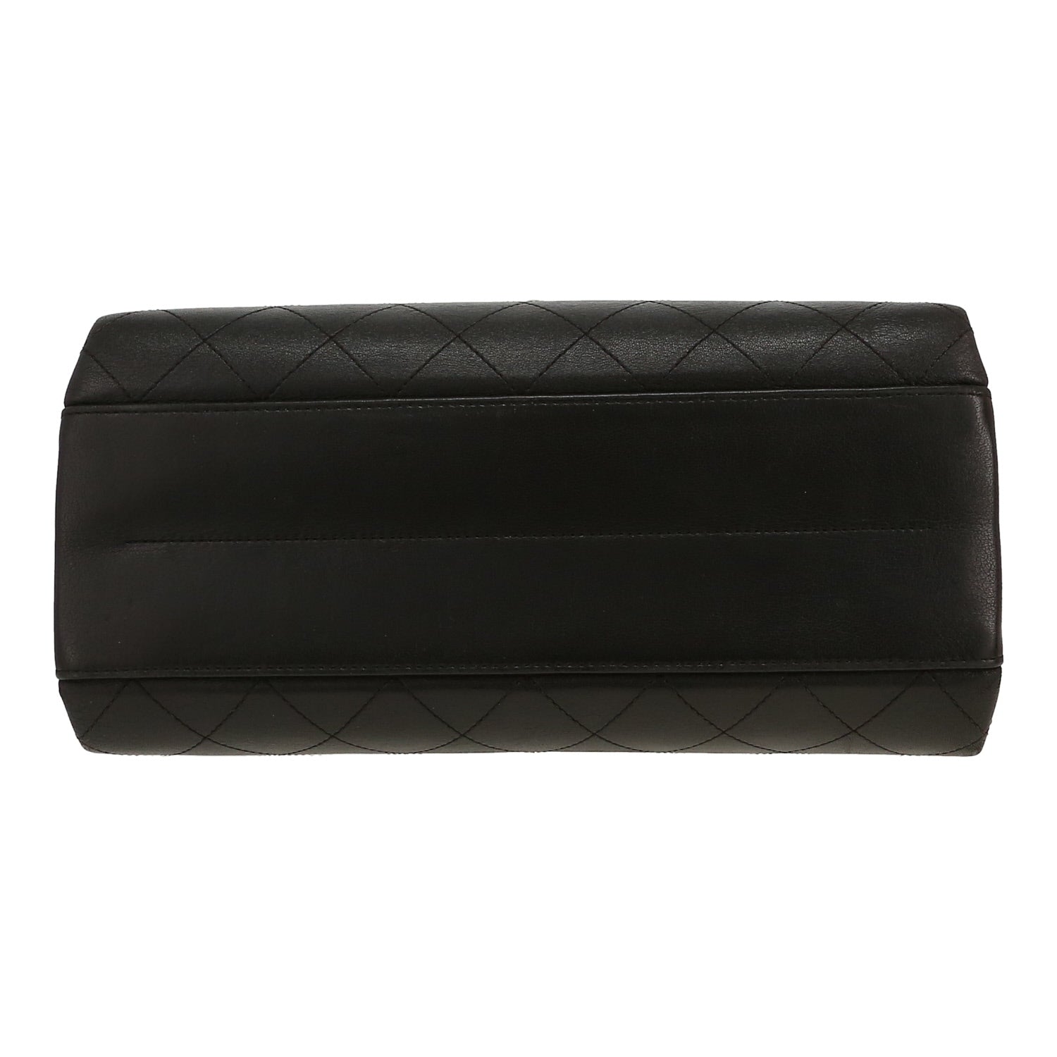 Chanel shoulder bag in black leather - DETAIL 1