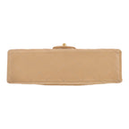 Chanel Timeless Classic handbag in beige quilted leather - DETAIL 1