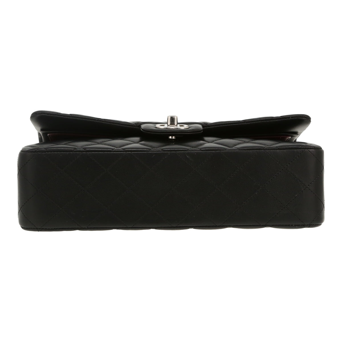 Chanel Timeless Classic handbag in black quilted leather - DETAIL 1