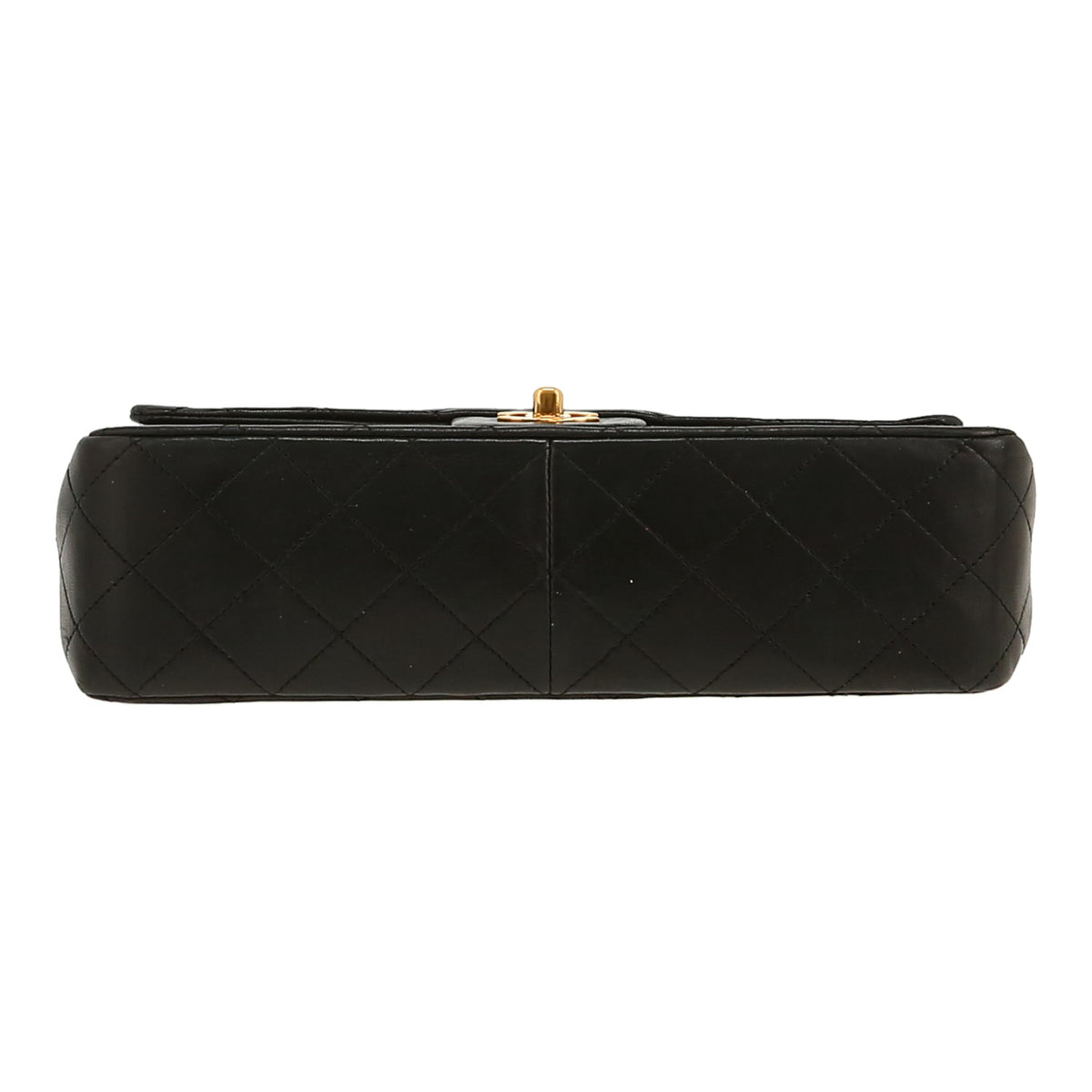 Chanel Timeless handbag in black quilted leather - DETAIL 1
