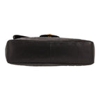 Chanel Timeless Jumbo handbag in black quilted leather - DETAIL 1