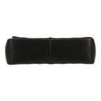 Chanel Timeless Jumbo shoulder bag in black quilted leather - DETAIL 1