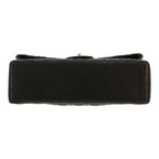 Chanel Timeless Maxi Jumbo shoulder bag in black quilted leather - DETAIL 1