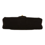 Chanel Timeless Vintage handbag in black jersey canvas - DETAIL 1