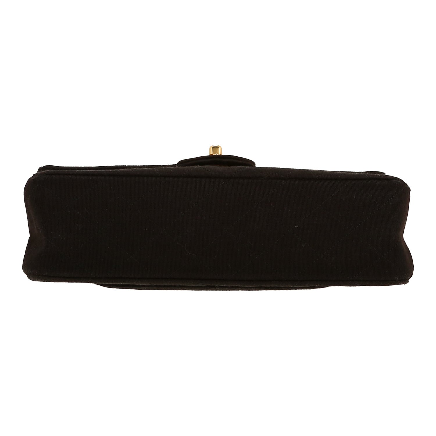 Chanel Timeless Vintage handbag in black jersey canvas - DETAIL 1