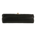 Chanel Timeless Vintage handbag in black quilted leather - DETAIL 1
